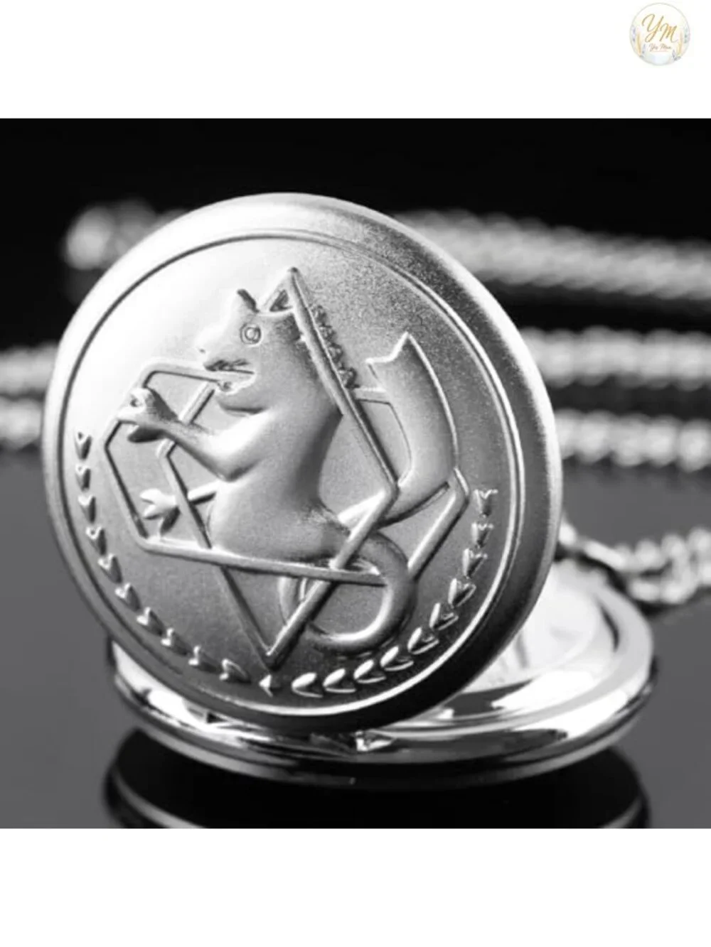 Alloy Quartz Pocket Watch with Chain Anime Inspired